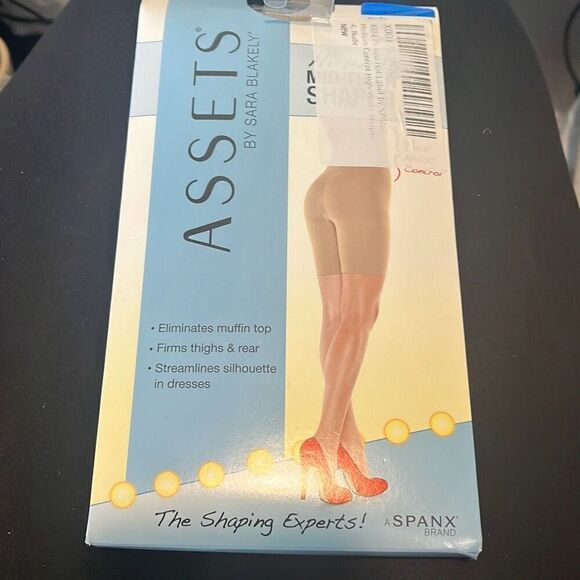 Spanx Assets High Waist Mid Thigh Shaper Nude Size 4 - Picture 5 of 7